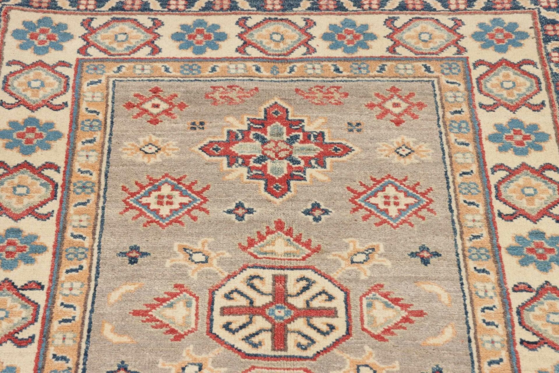 Handgeknüpfter Kazak Orientteppich, 86 × 125 cm, Wolle