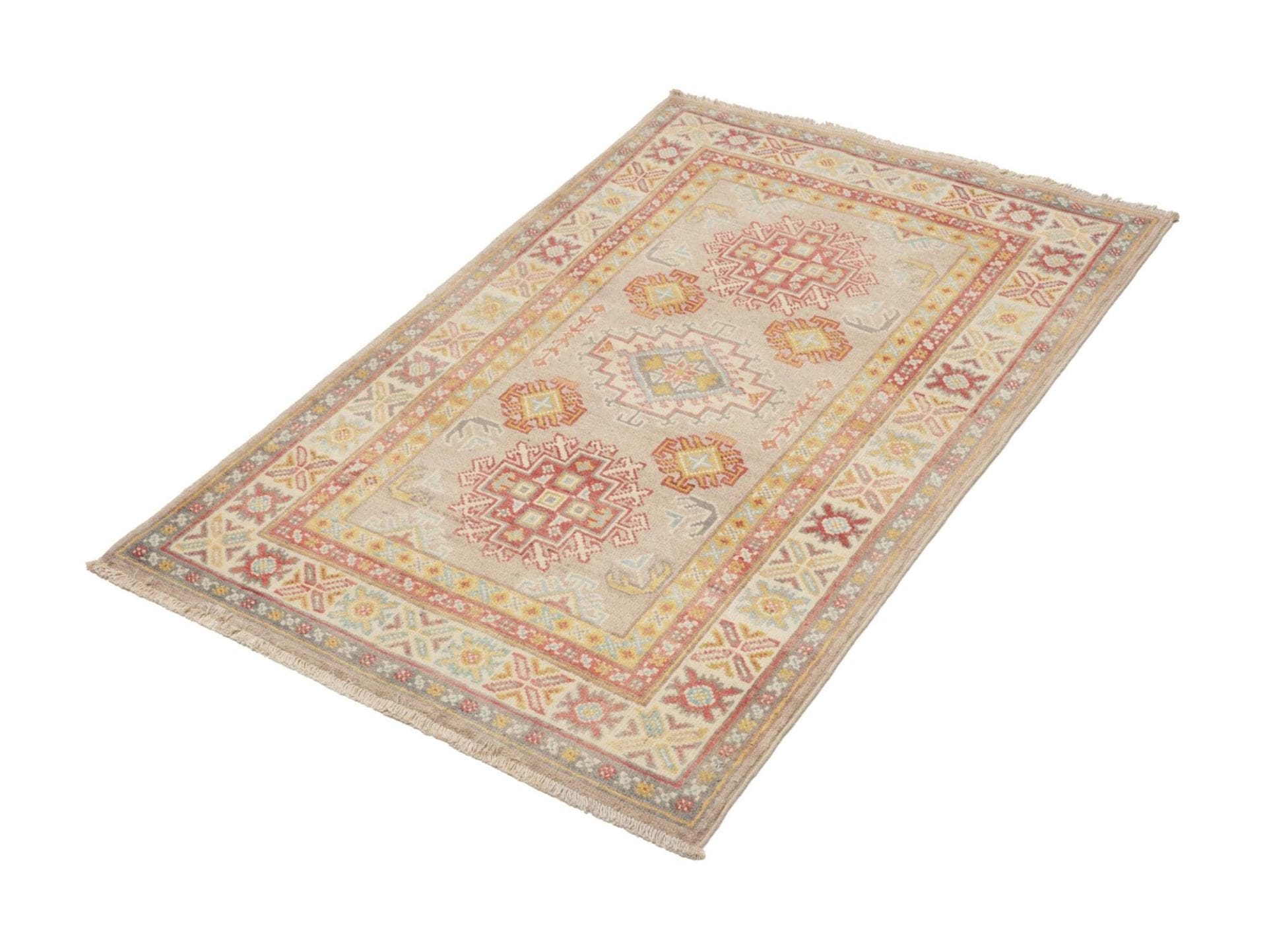 Handgeknüpfter Kazak Orientteppich, 86 × 125 cm, Wolle