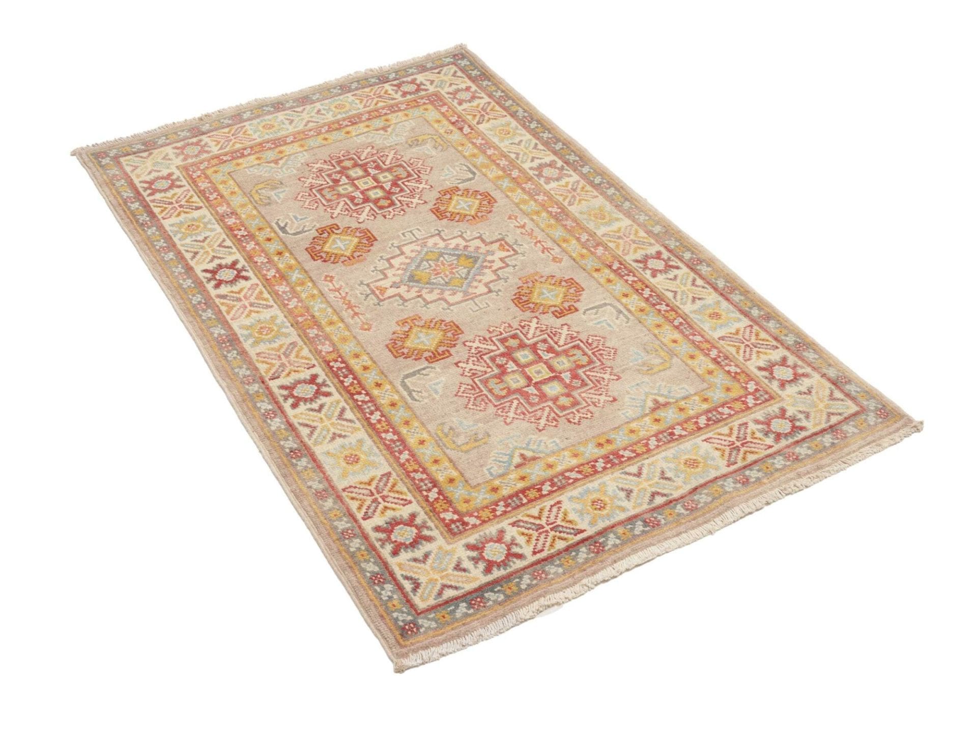 Handgeknüpfter Kazak Orientteppich, 86 × 125 cm, Wolle