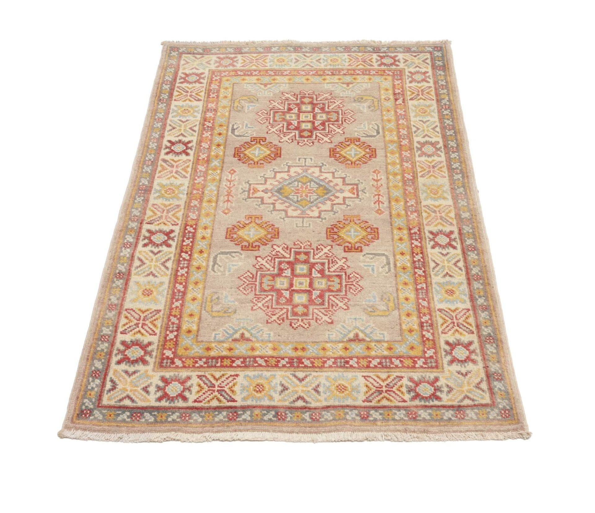 Handgeknüpfter Kazak Orientteppich, 86 × 125 cm, Wolle