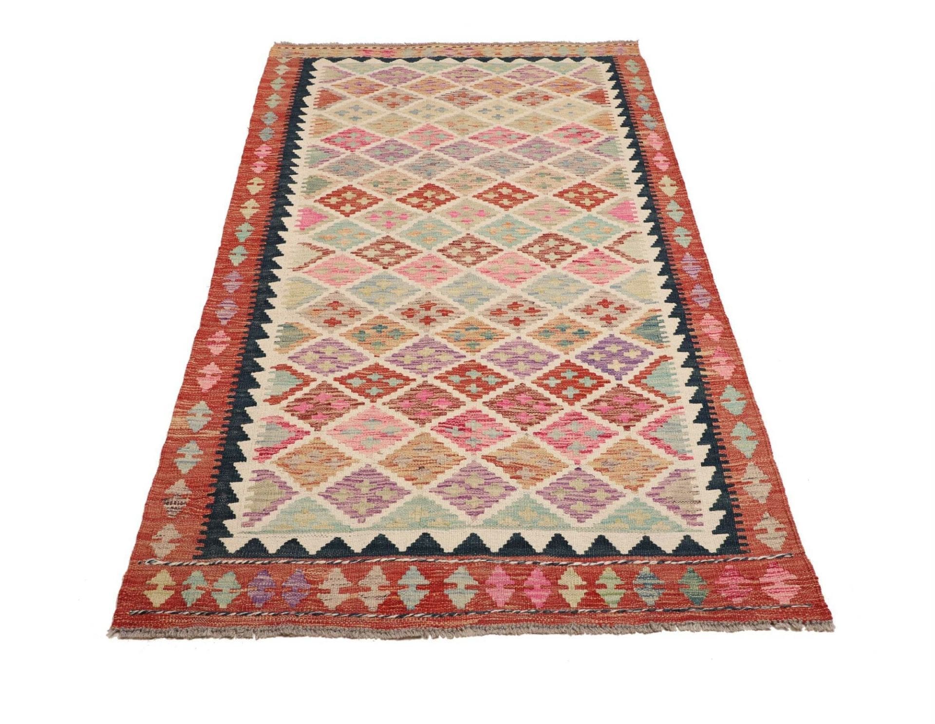 Handgewebter Kelim 108 × 203 cm
