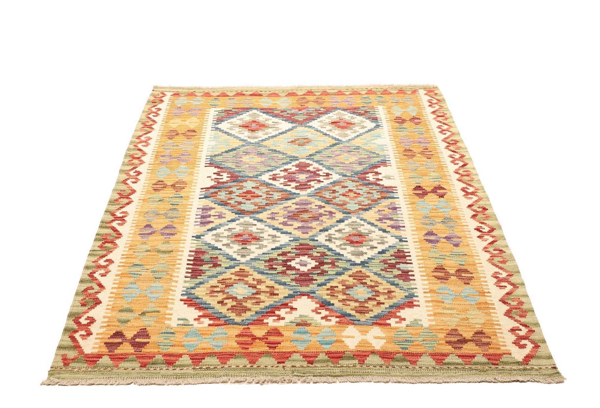 Kelim 131 × 169 cm aus Wolle, handgewebt