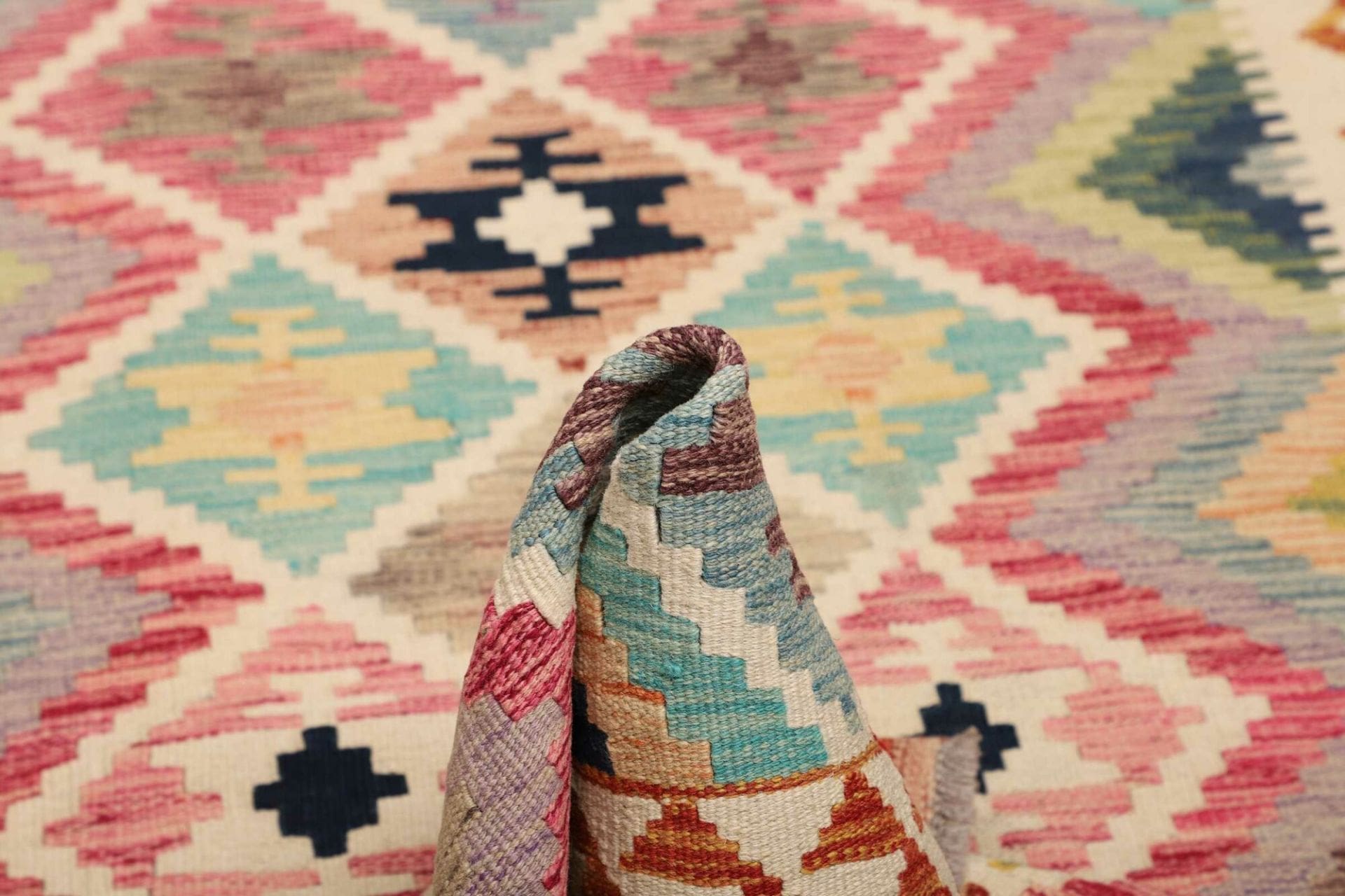 Handgewebter Kelim 104 × 202 cm