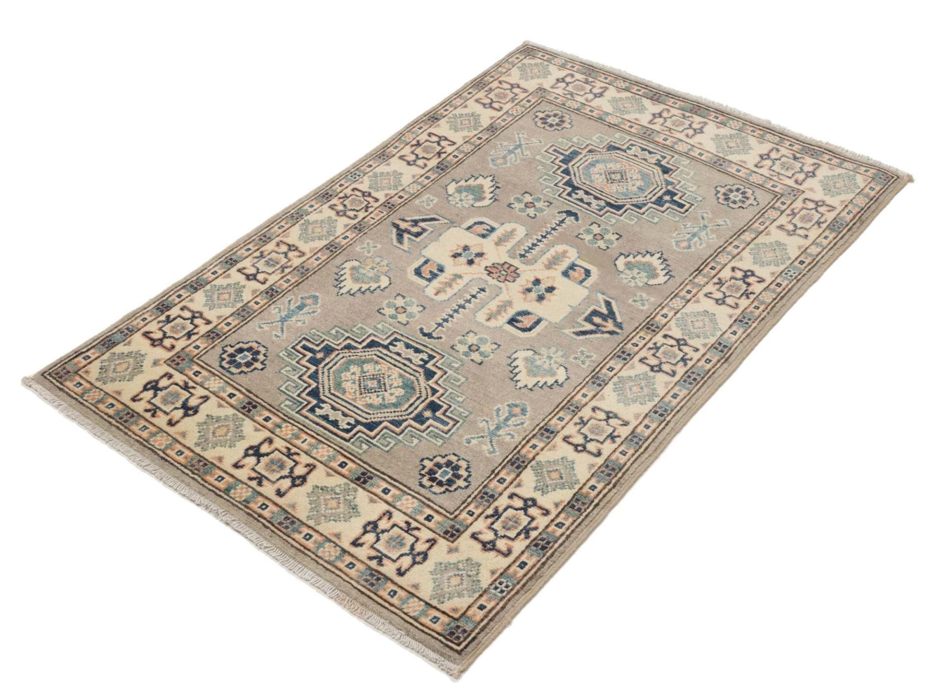 Kazak Orientteppich aus Pakistan, 86 × 125 cm