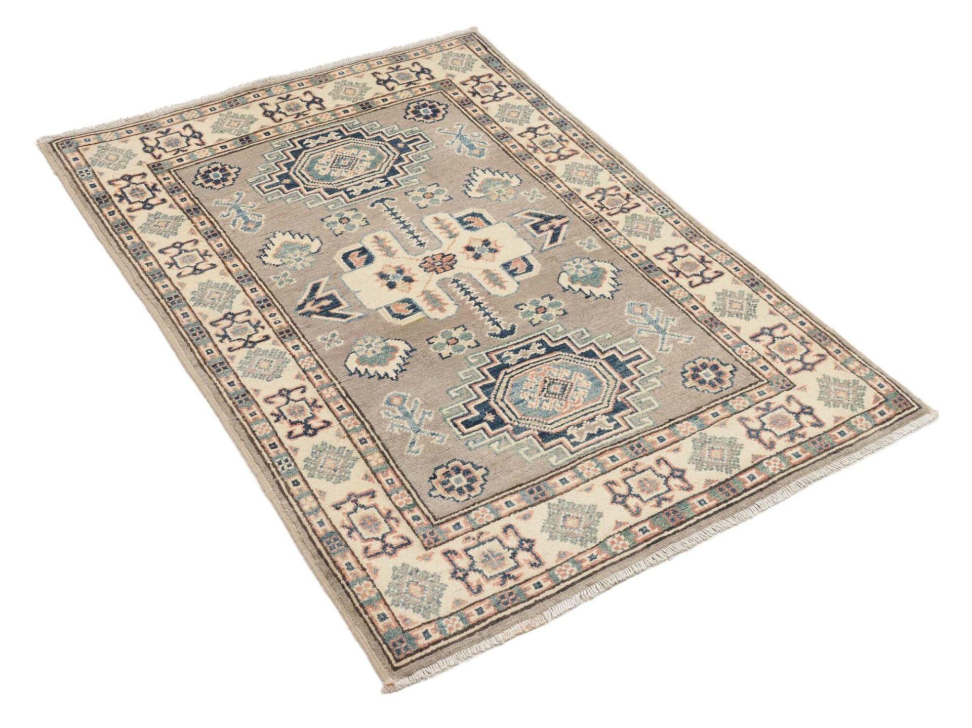 Kazak Orientteppich aus Pakistan, 86 × 125 cm