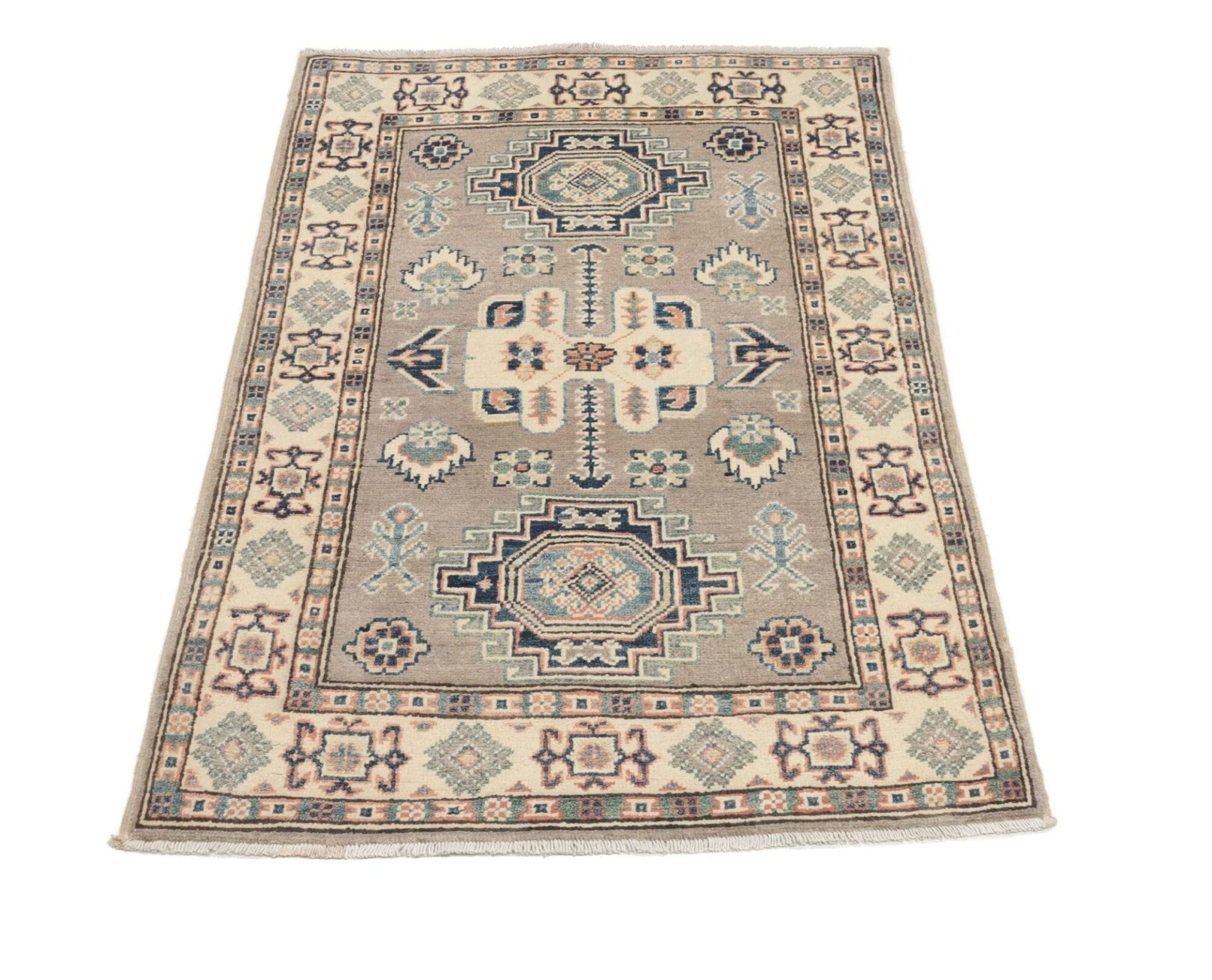 Kazak Orientteppich aus Pakistan, 86 × 125 cm