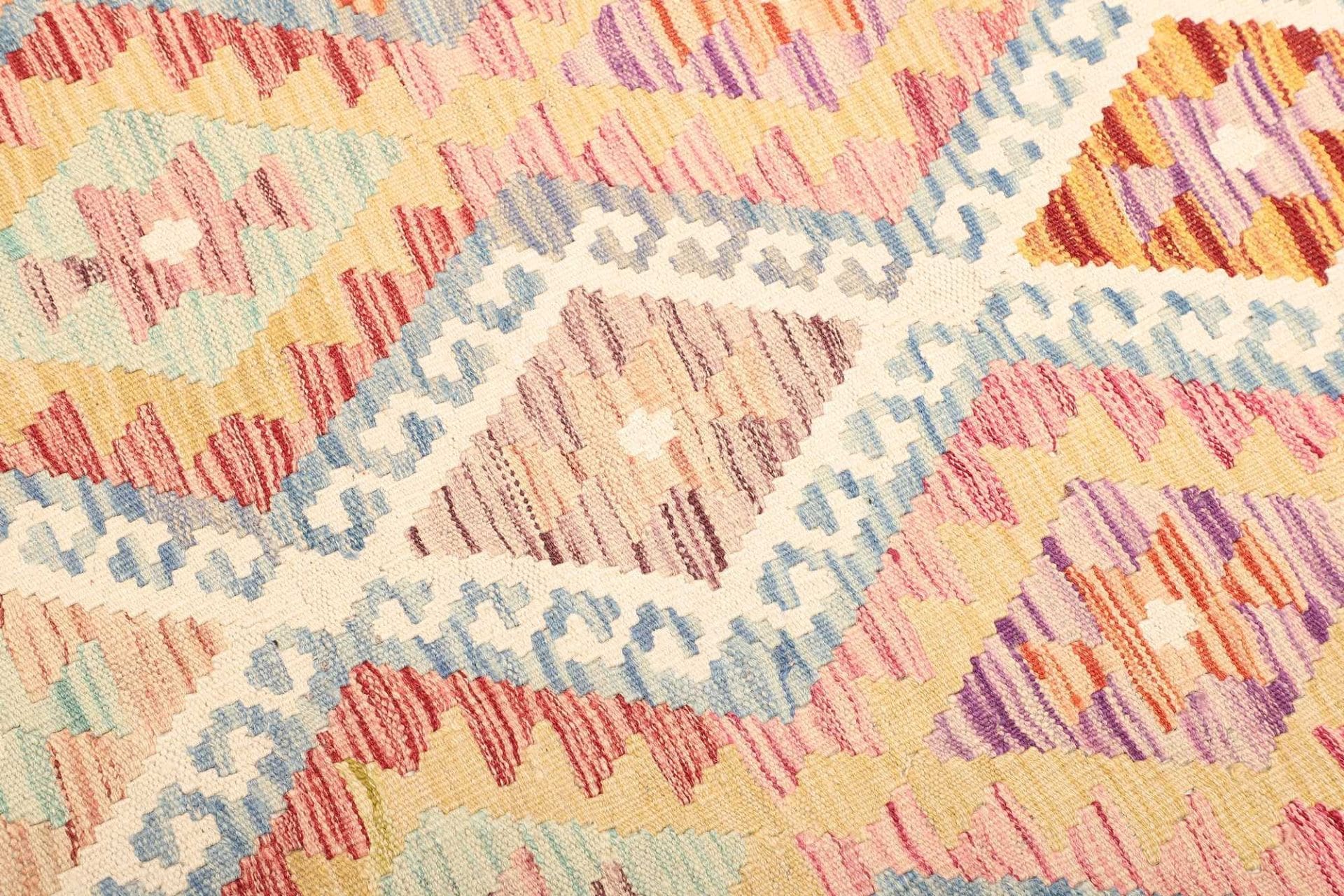 Kelim 109 × 196 cm aus Wolle, handgewebt