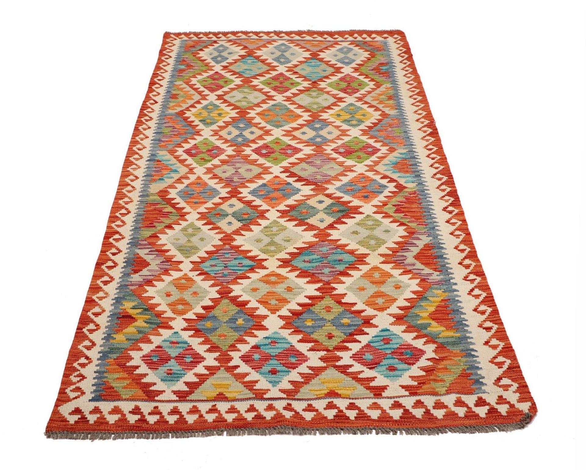 Handgewebter Kelim 113 × 202 cm
