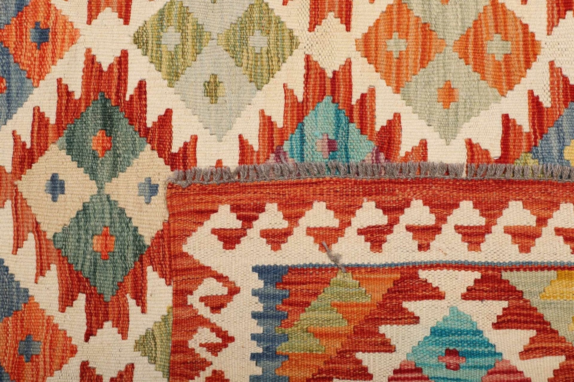 Handgewebter Kelim 113 × 202 cm