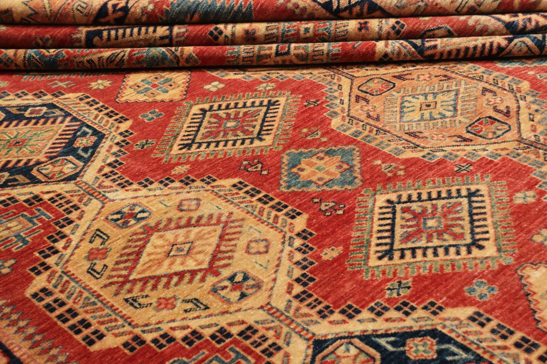 Kazak Orientteppich aus Pakistan, 270 × 362 cm
