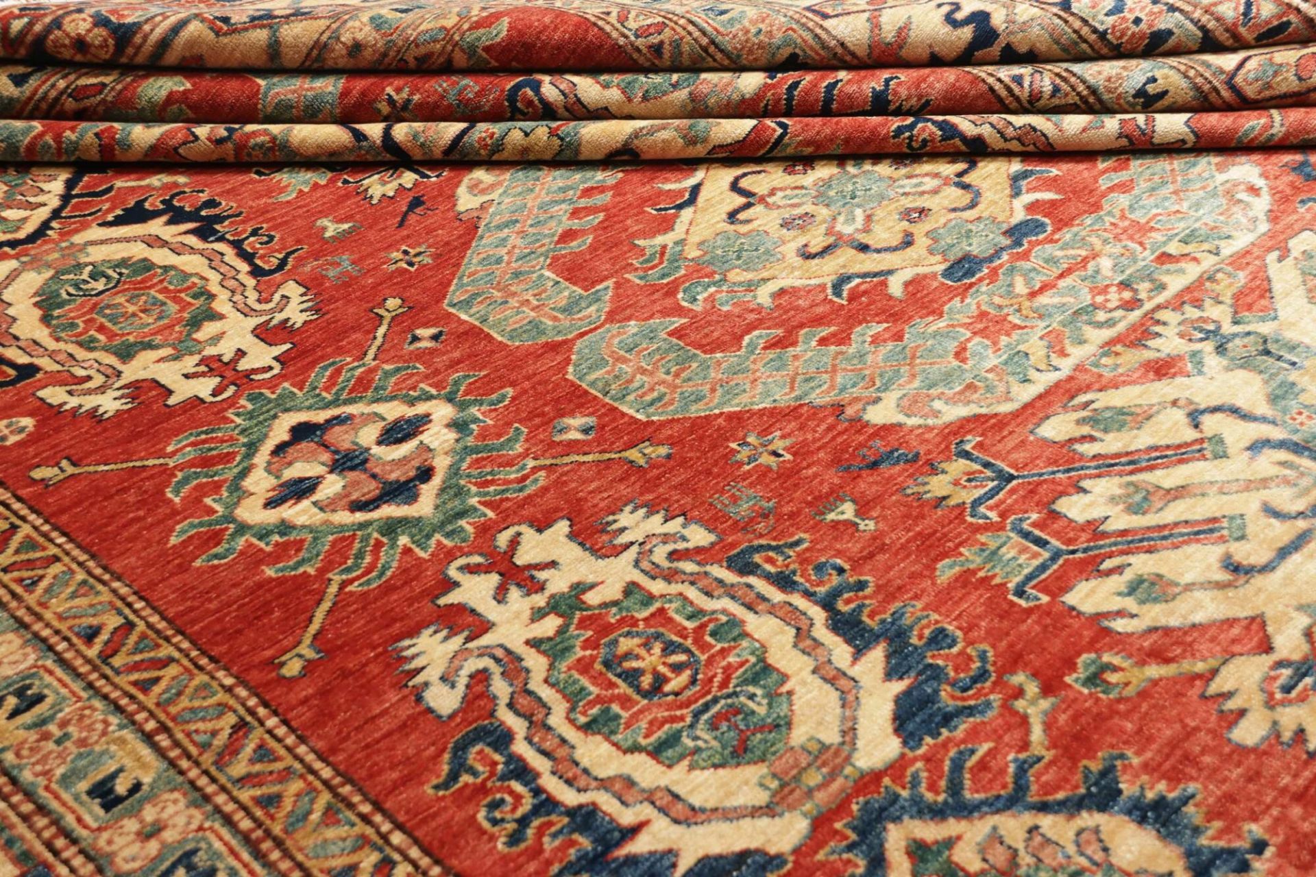 rwsw2_40_238885-10_1920x1920 Handgeknüpfter Kazak Orientteppich, 246 × 308 cm, Wolle