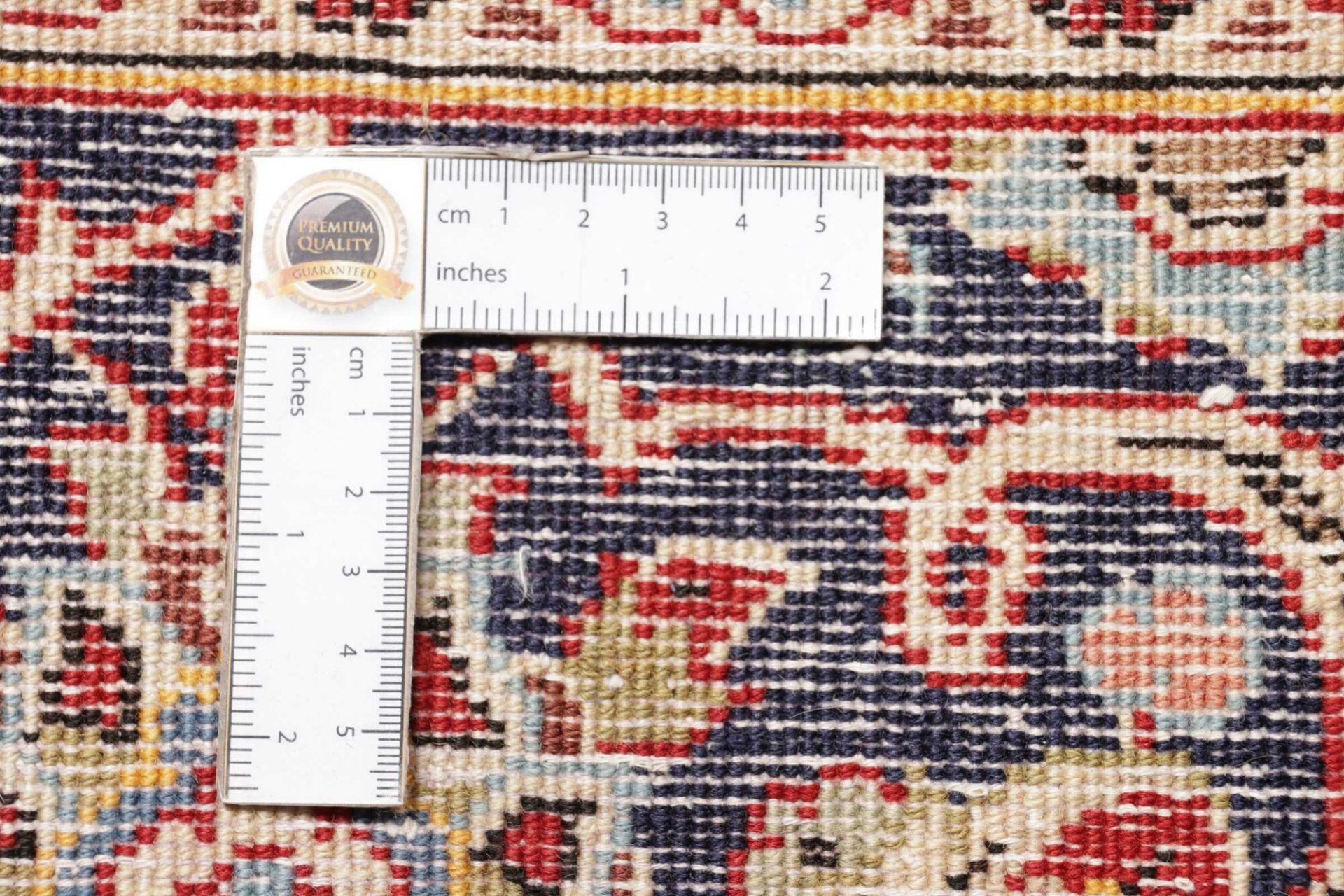 Handgeknüpfter Kashan Perserteppich, 303 × 428 cm, Wolle