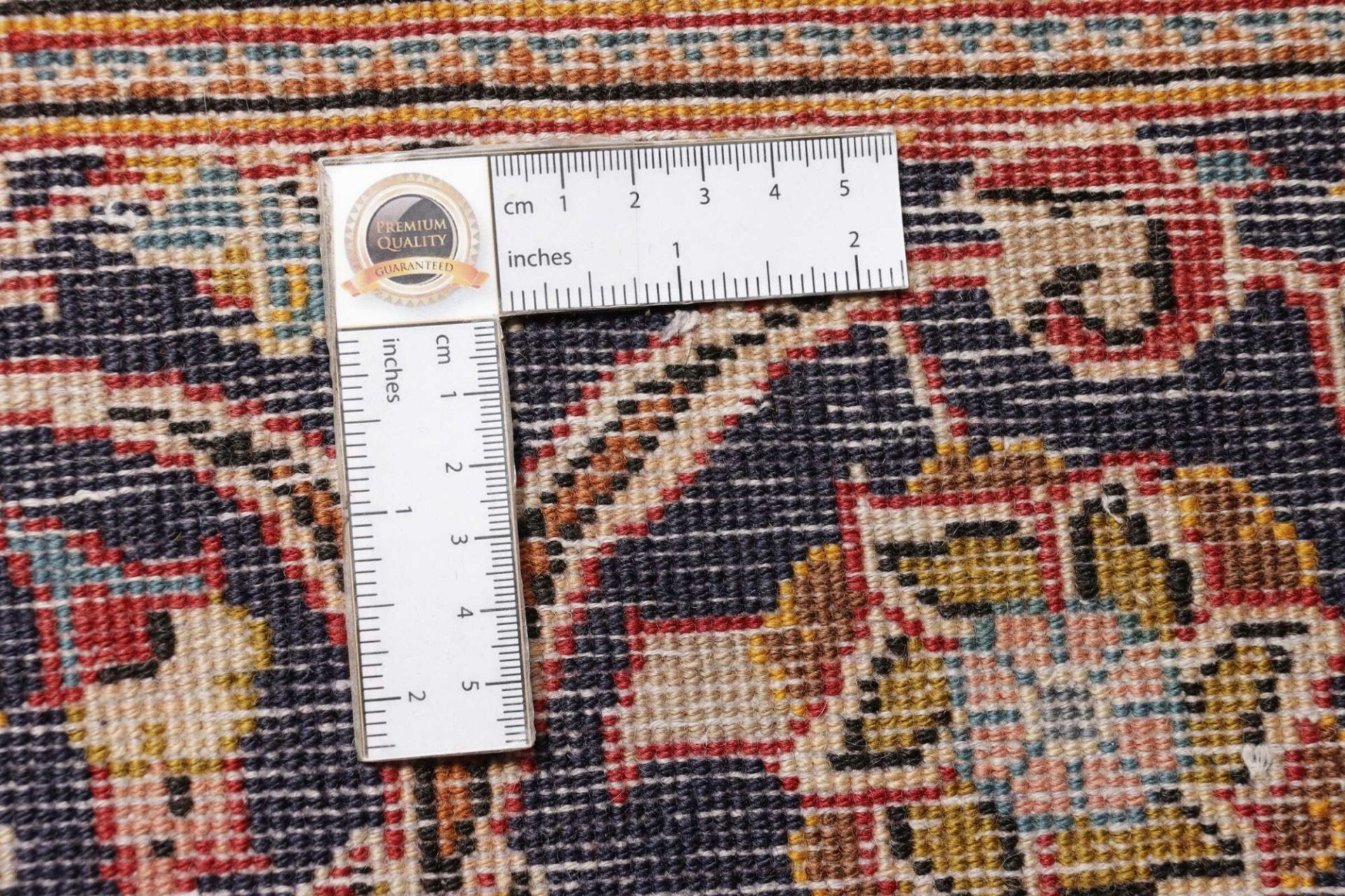 Handgeknüpfter Kashan Perserteppich, 258 × 380 cm, Wolle