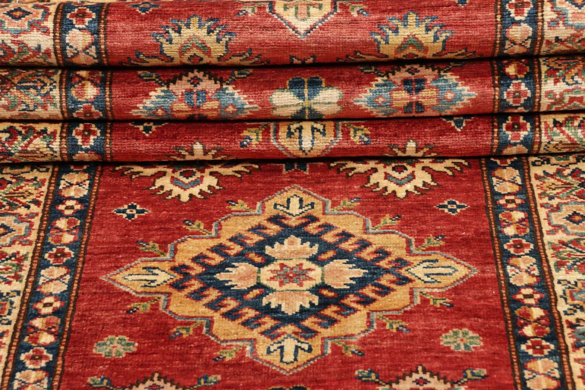 Kazak Orientteppich aus Pakistan, 86 × 306 cm