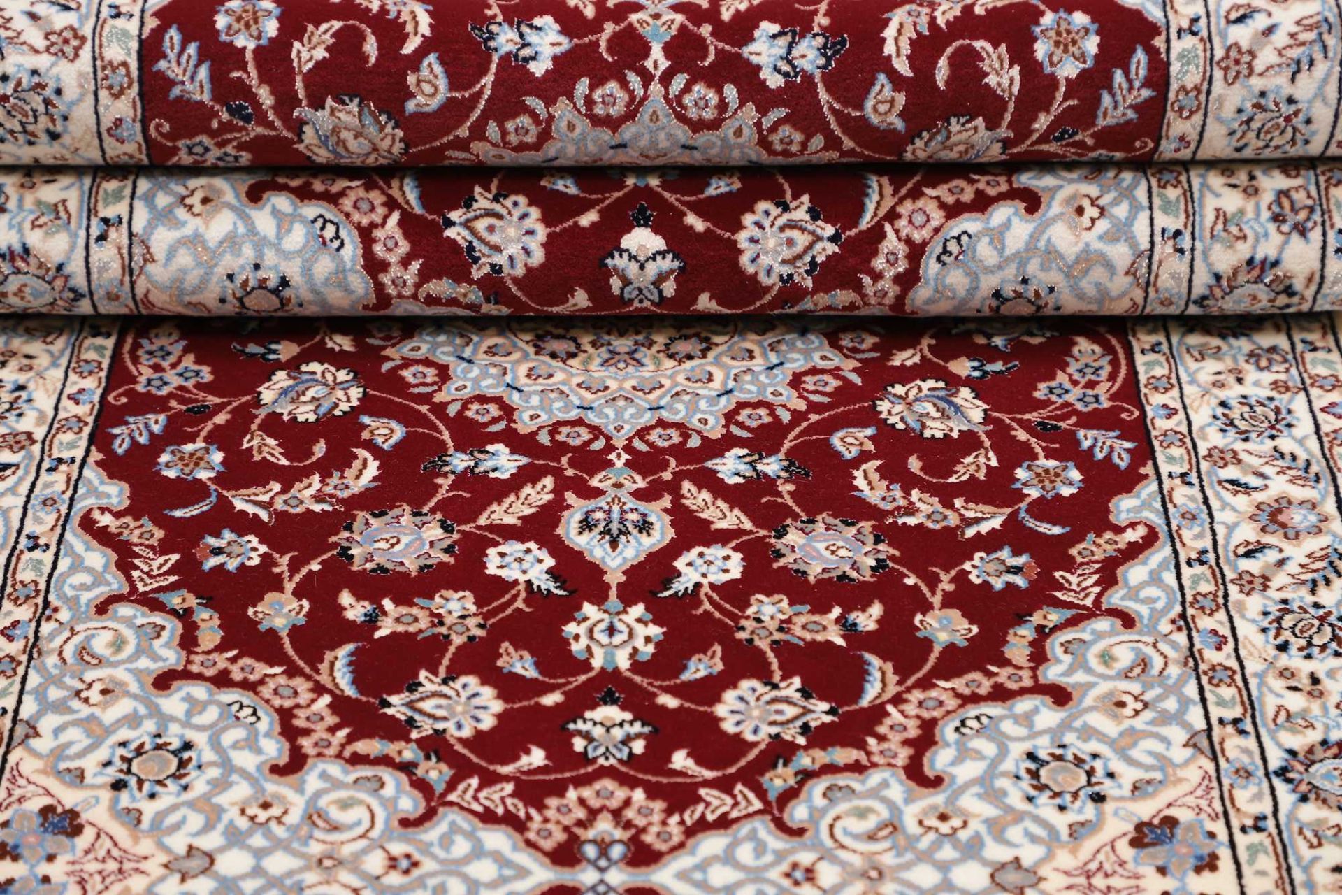 Nain Perserteppich 87 × 315 cm aus Wolle, handgeknüpft
