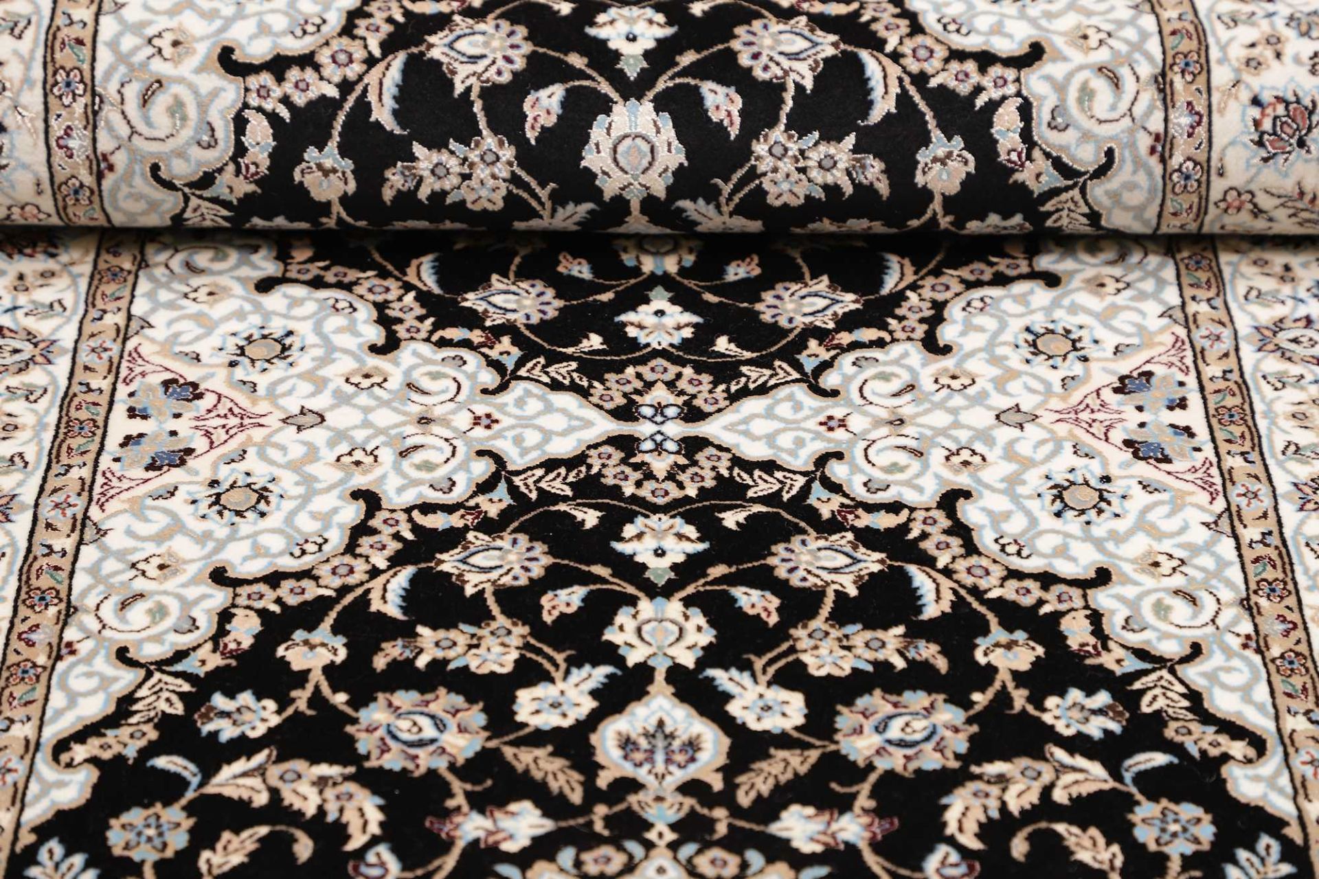Handgeknüpfter Nain Perserteppich 84 × 219 cm