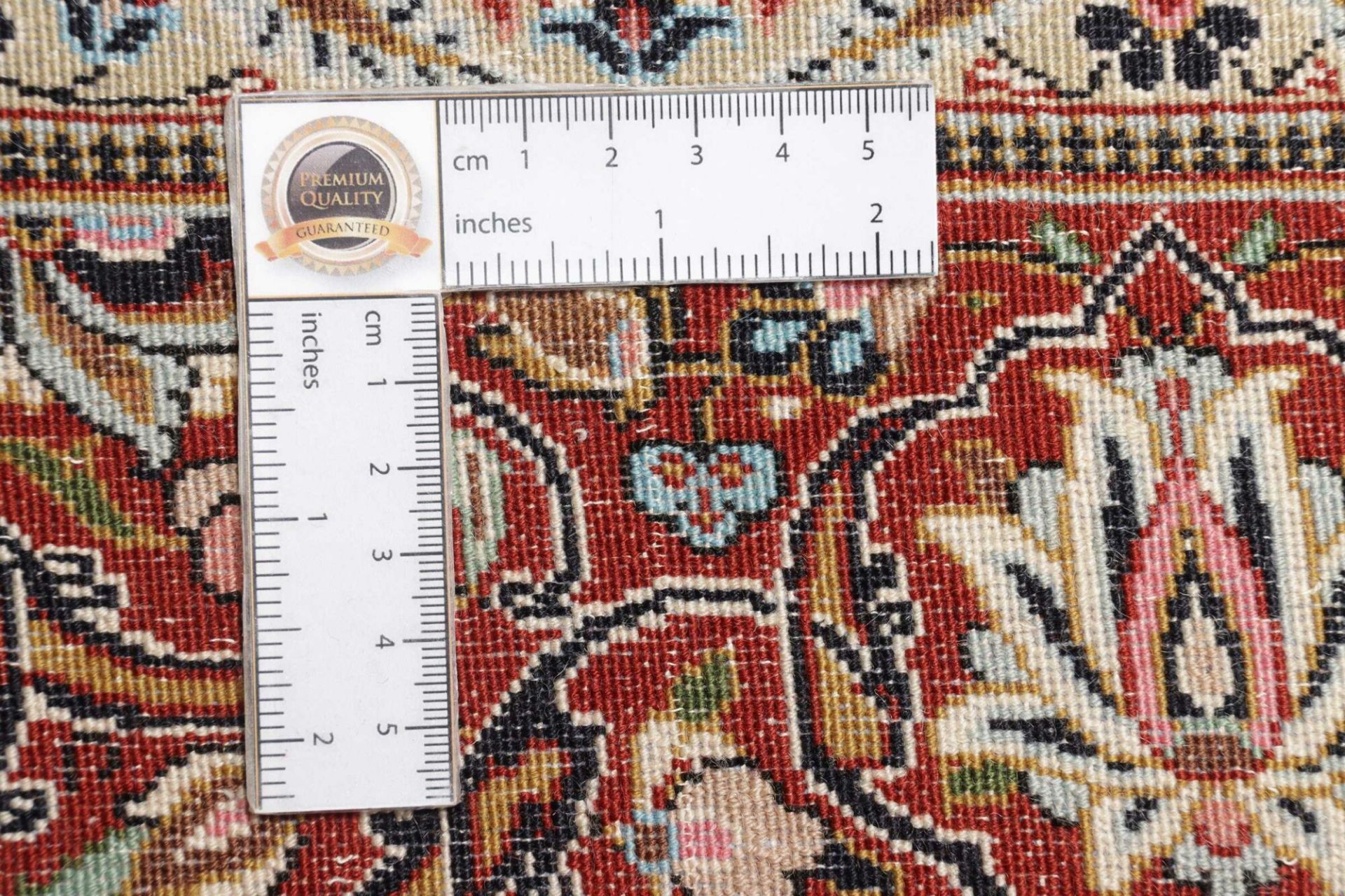 Isfahan Perserteppich aus Iran, 141 × 212 cm