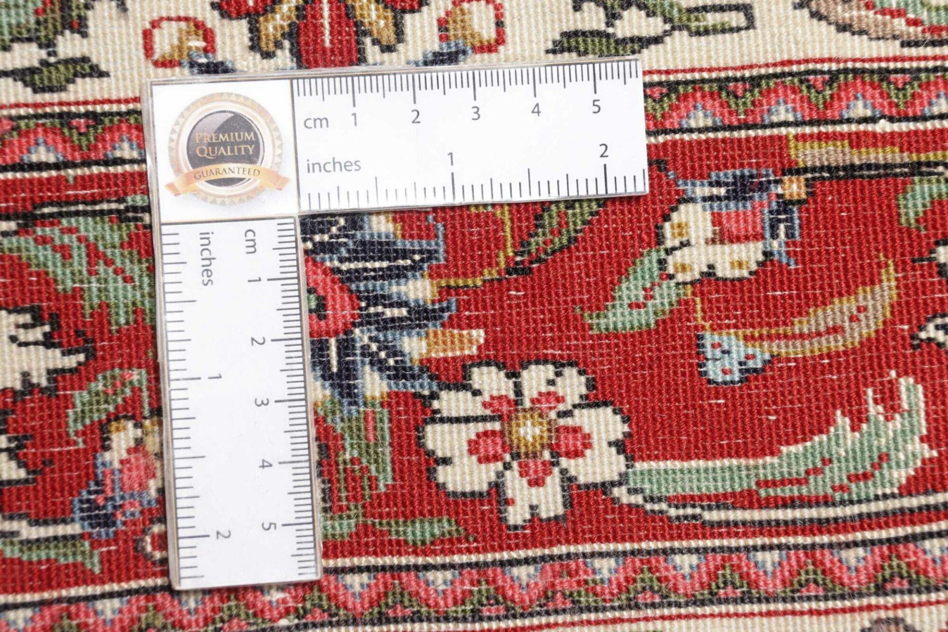 Isfahan Perserteppich aus Iran, 140 × 209 cm