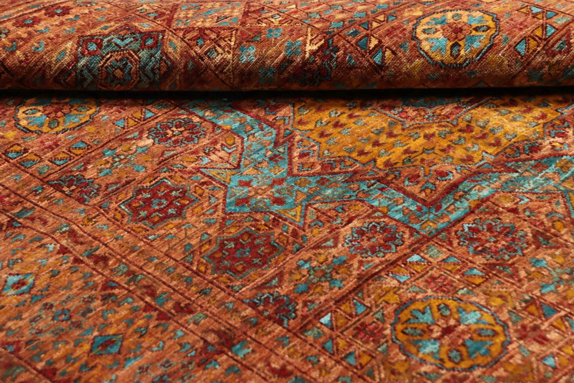 Mamluk Orientteppich aus Pakistan, 129 × 172 cm