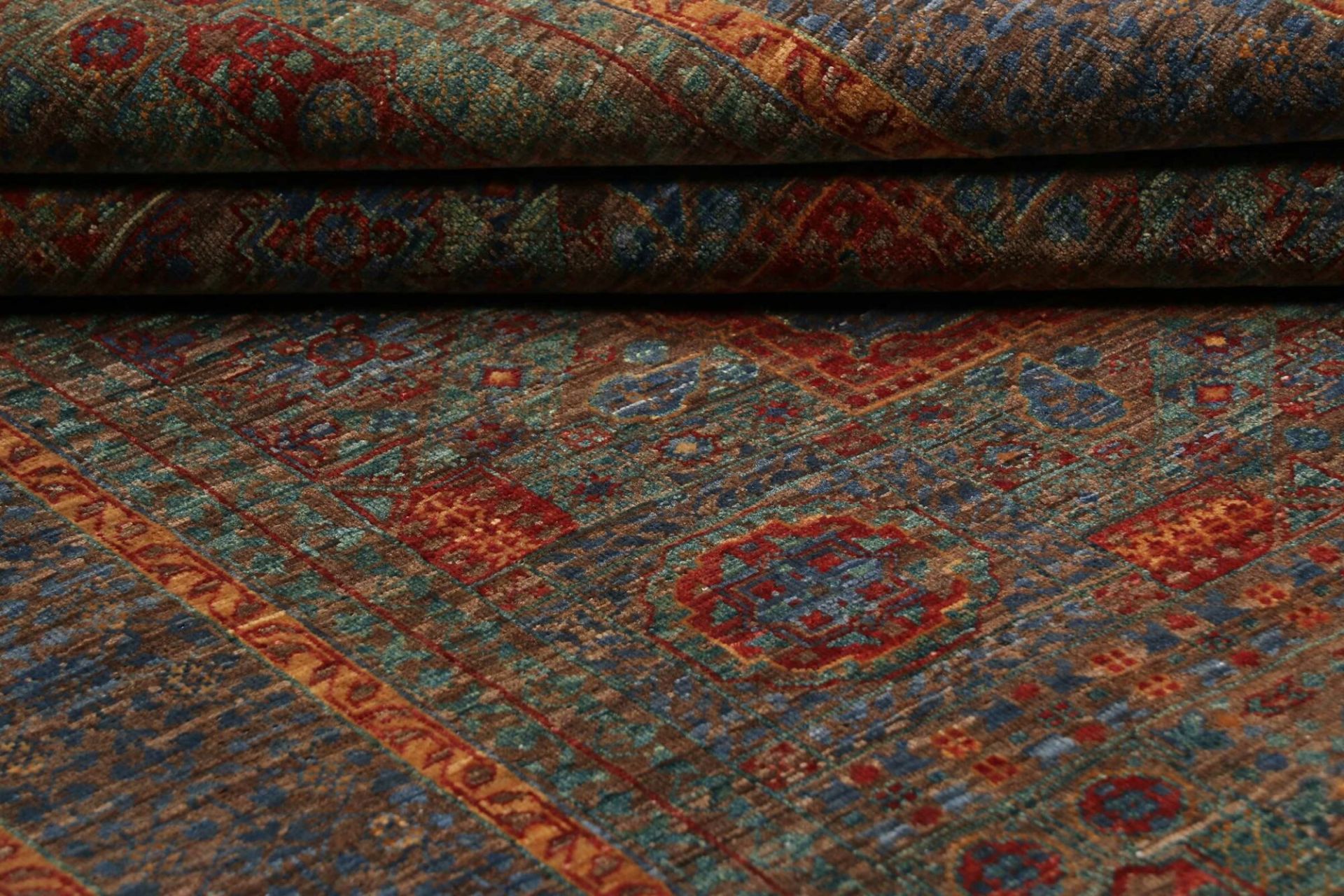 Mamluk Orientteppich 128 × 183 cm aus Wolle, handgeknüpft