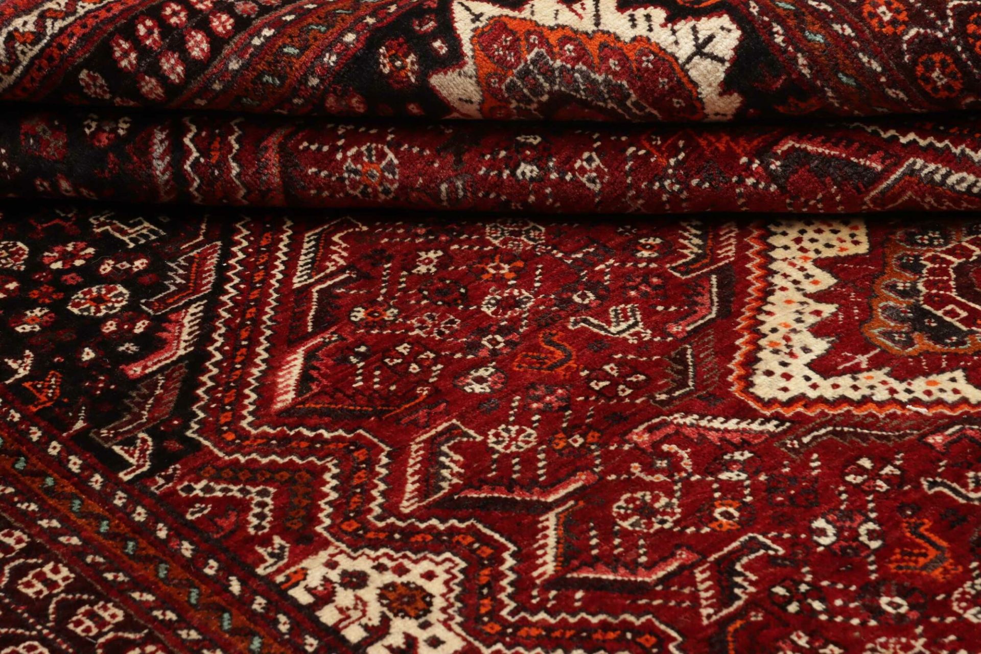 Handgeknüpfter Shiraz Perserteppich, 171 × 248 cm, Wolle
