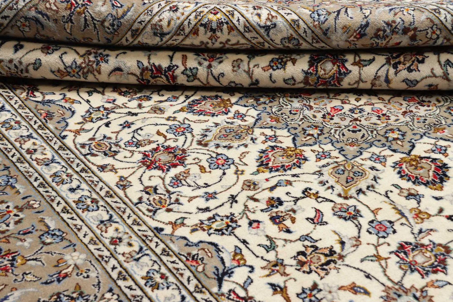 Kashan Perserteppich aus Iran, 200 × 303 cm