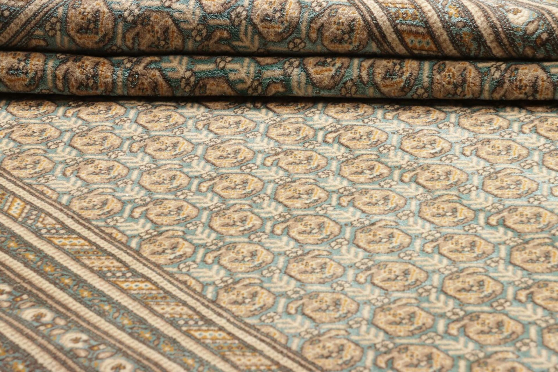 Ghom Perserteppich aus Iran, 213 × 306 cm