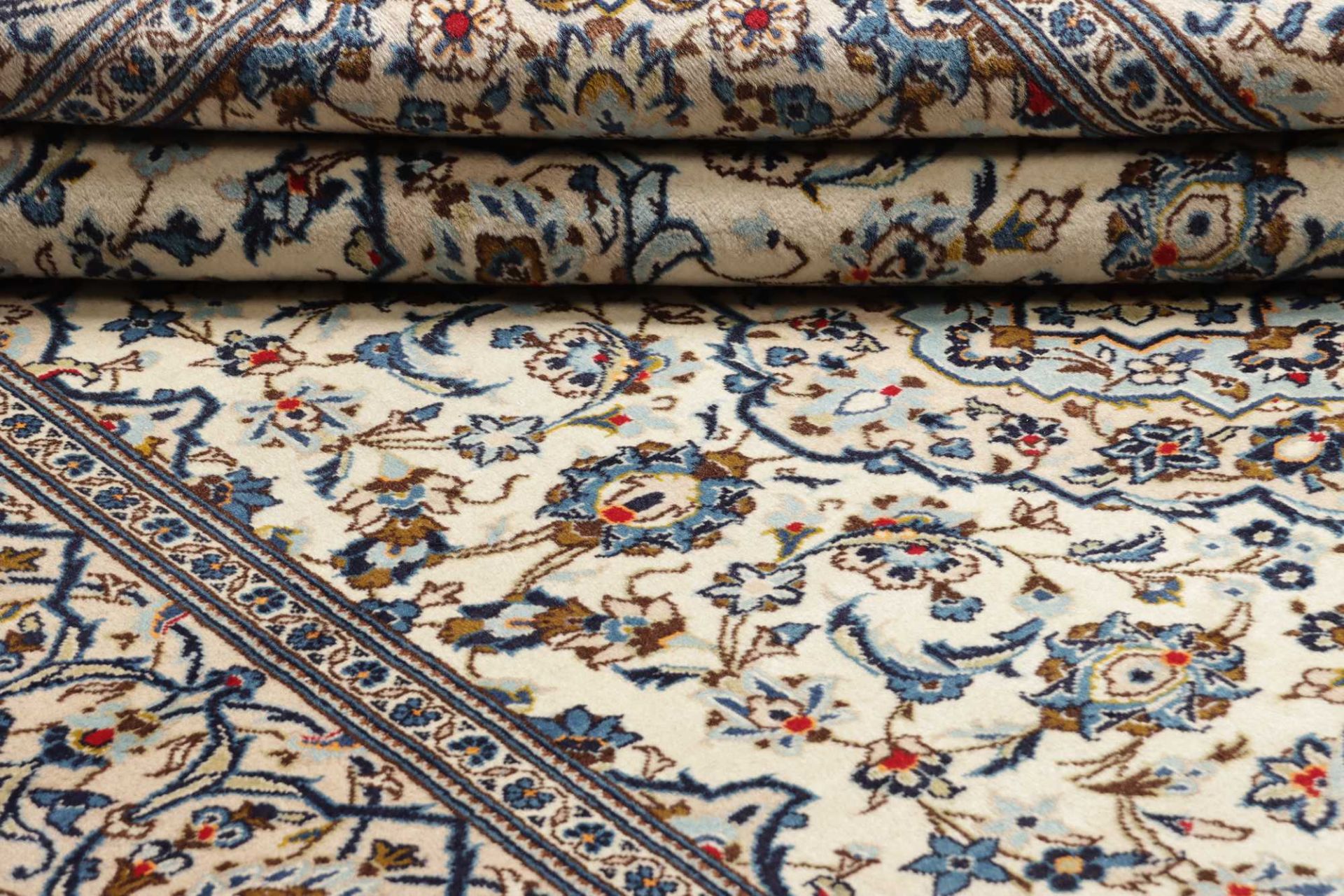 Kashan Perserteppich aus Iran, 198 × 293 cm