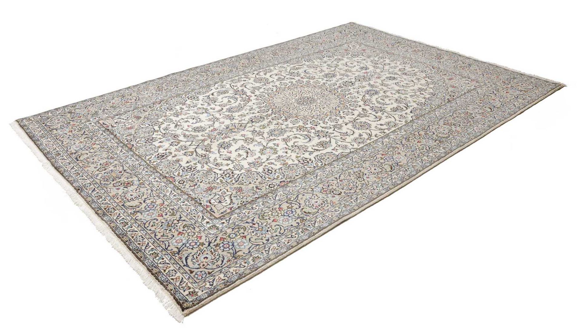 Handgeknüpfter Kashan Perserteppich 199 × 296 cm
