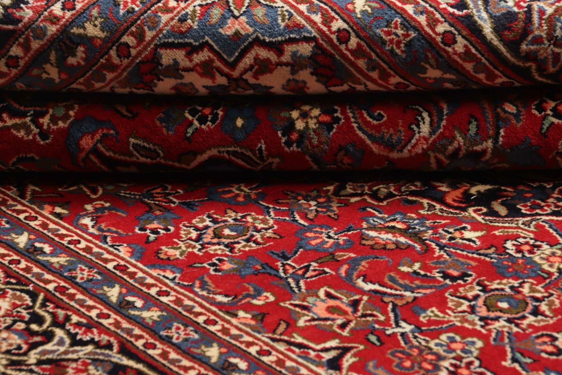 Kashan Perserteppich aus Iran, 199 × 301 cm