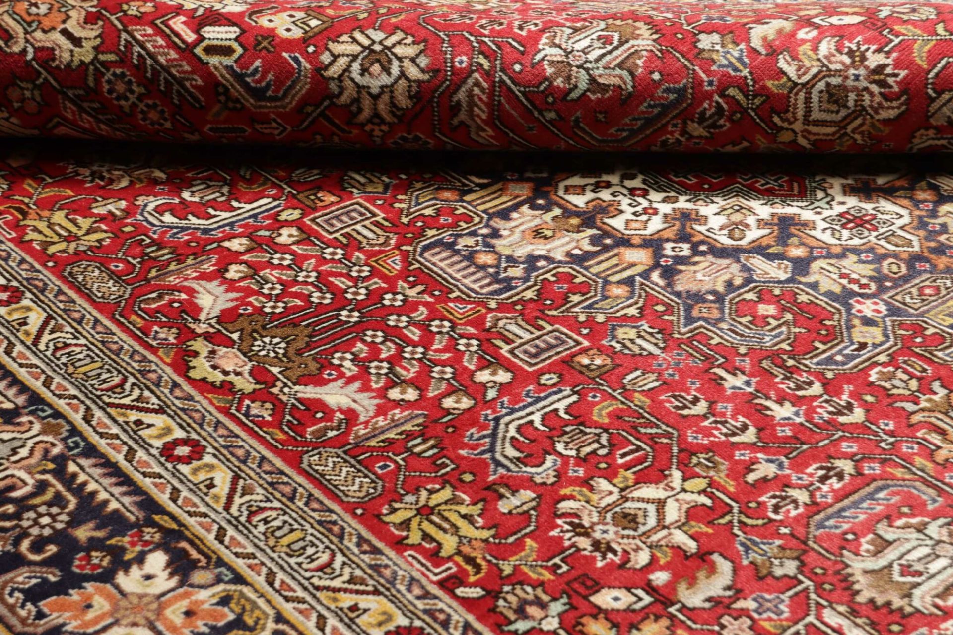 Handgeknüpfter Täbriz Perserteppich, 206 × 300 cm, Wolle
