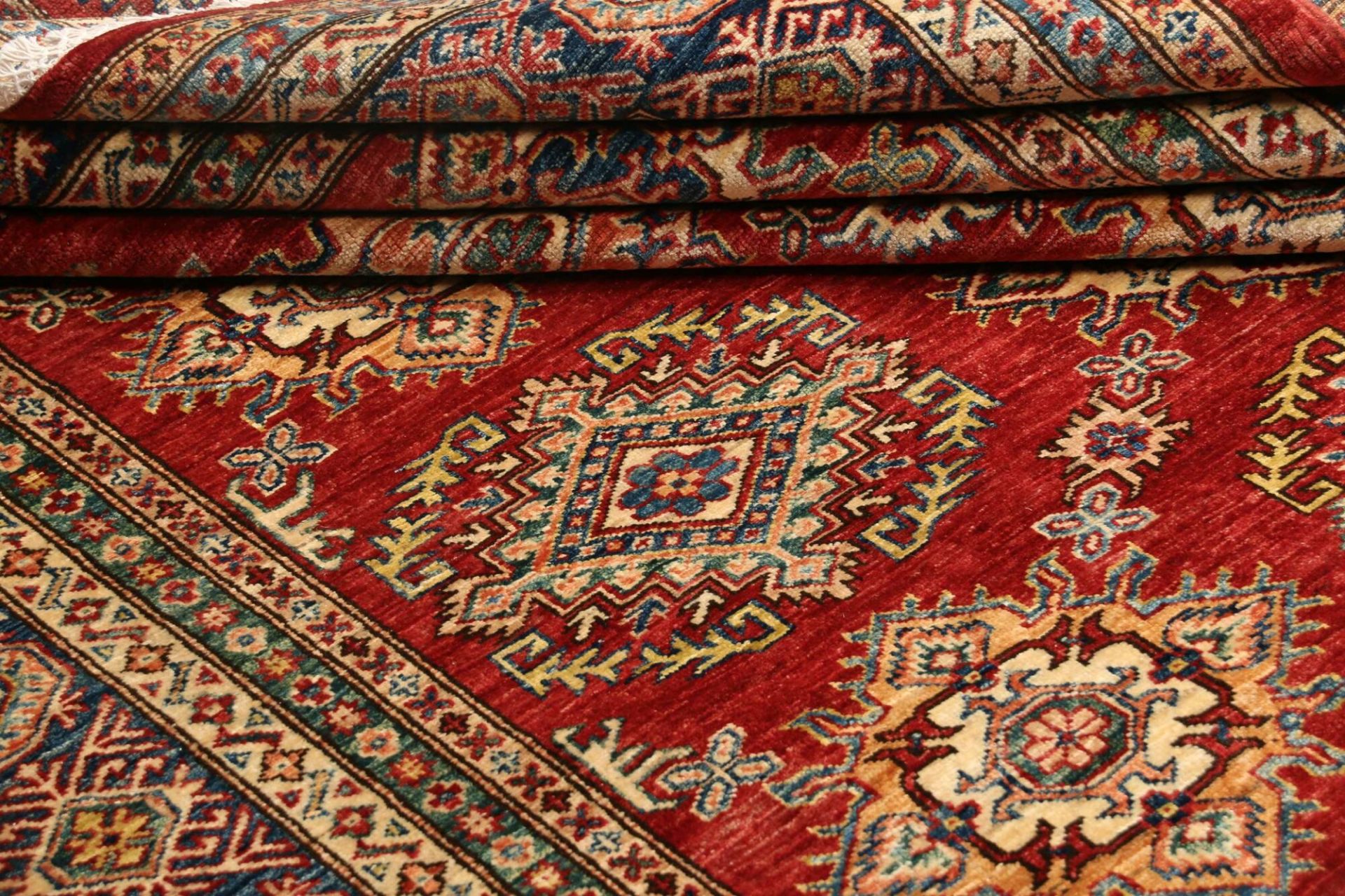 Handgeknüpfter Kazak Orientteppich 210 × 283 cm