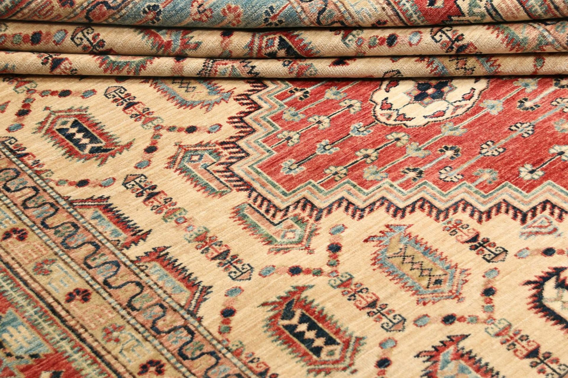 rwsw2_40_264186-10_1920x1920 Handgeknüpfter Kazak Orientteppich 209 × 299 cm