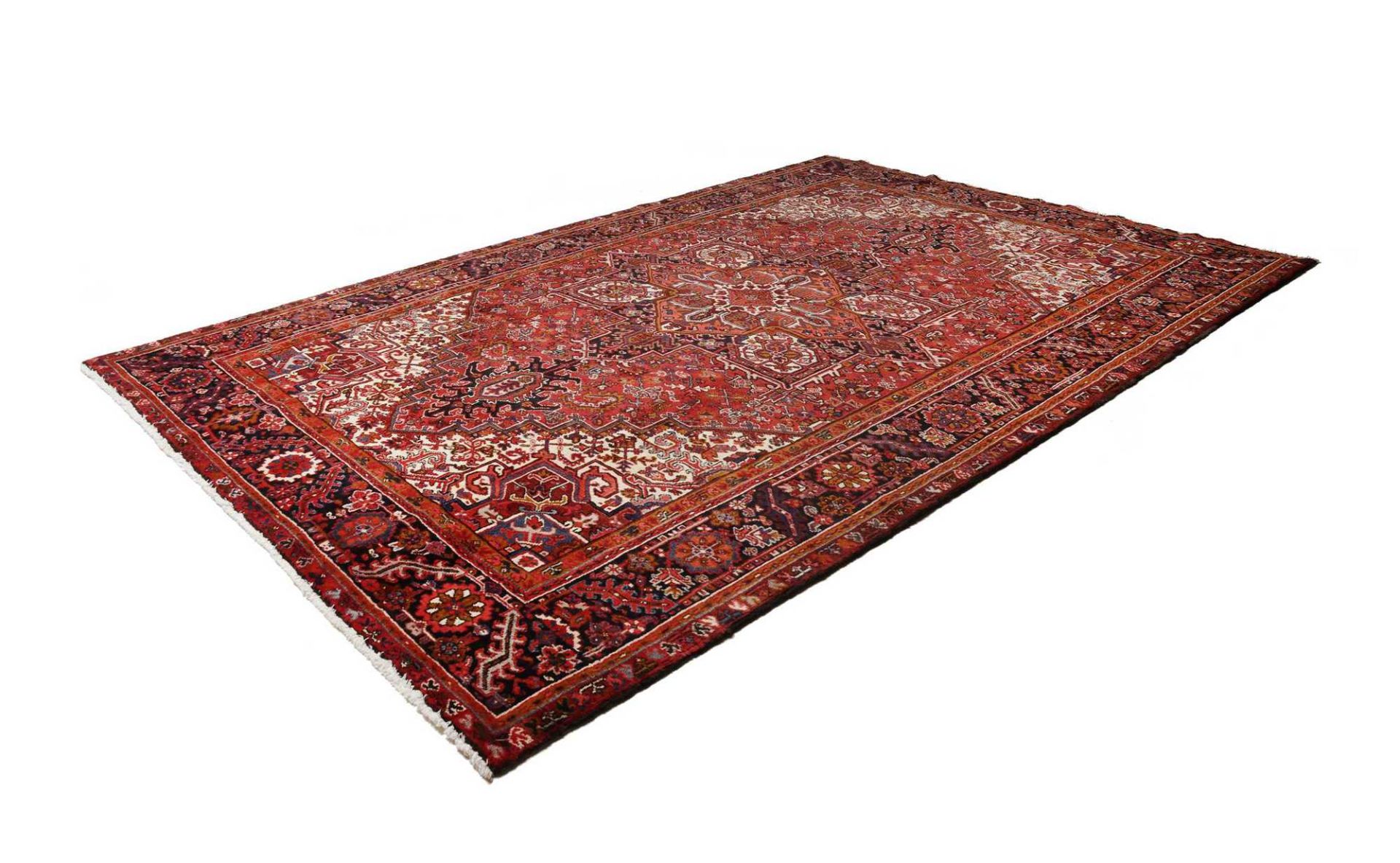Heriz Perserteppich aus Iran, 255 × 367 cm