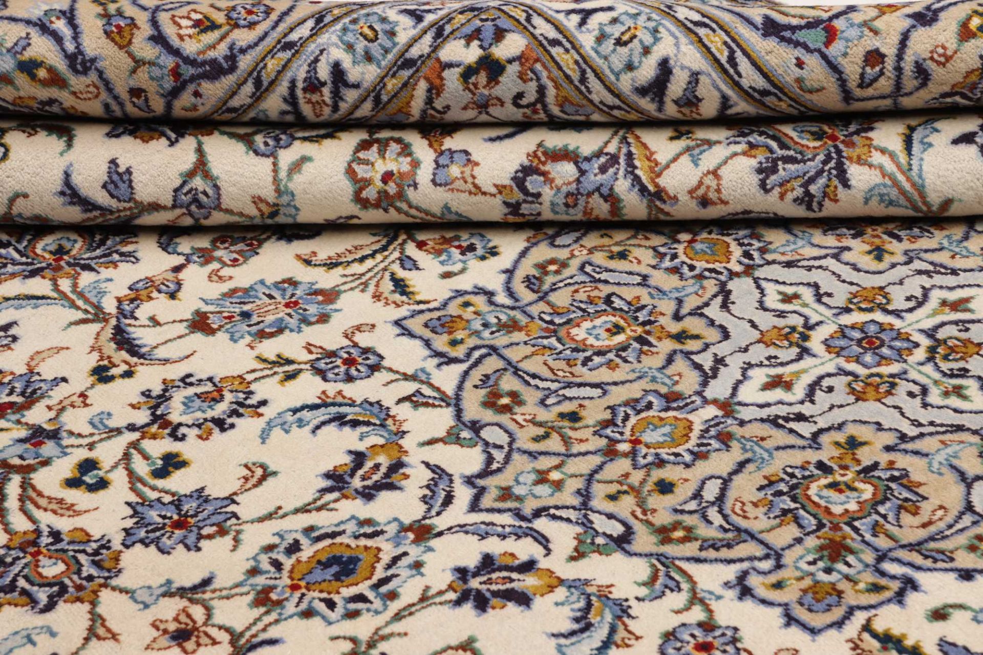 Kashan Perserteppich aus Iran, 260 × 363 cm