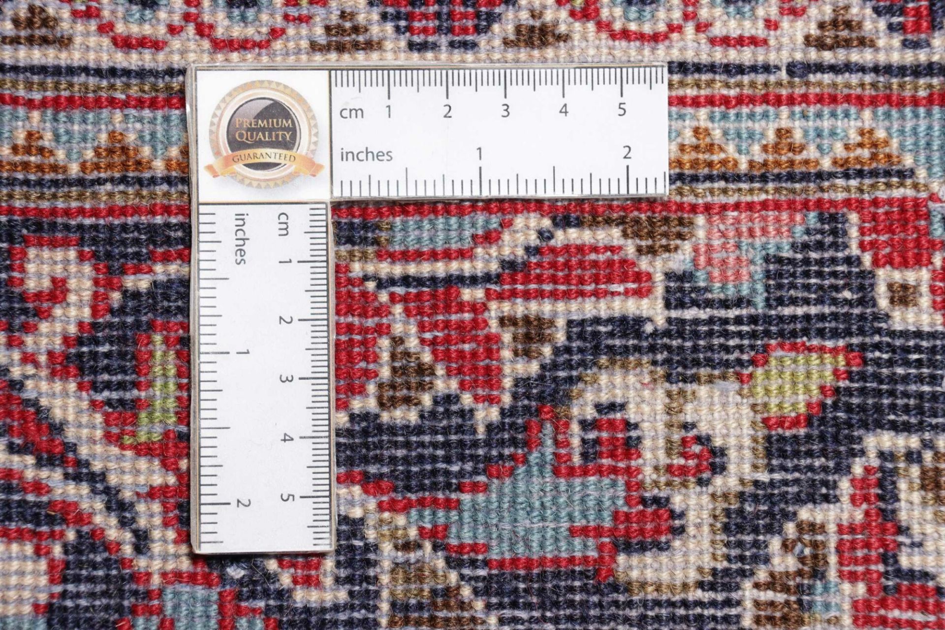 Kashan Perserteppich 257 × 356 cm aus Wolle, handgeknüpft
