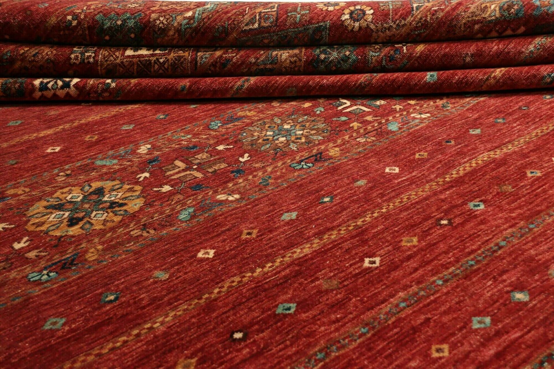 Samarkand Orientteppich 277 × 367 cm aus Wolle, handgeknüpft