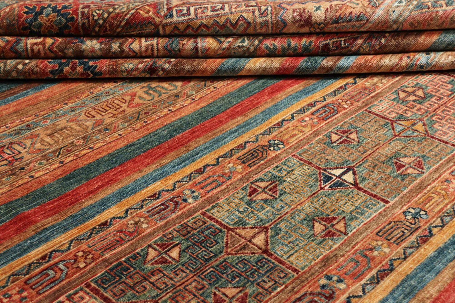 Handgeknüpfter Samarkand Orientteppich, 305 × 415 cm, Wolle