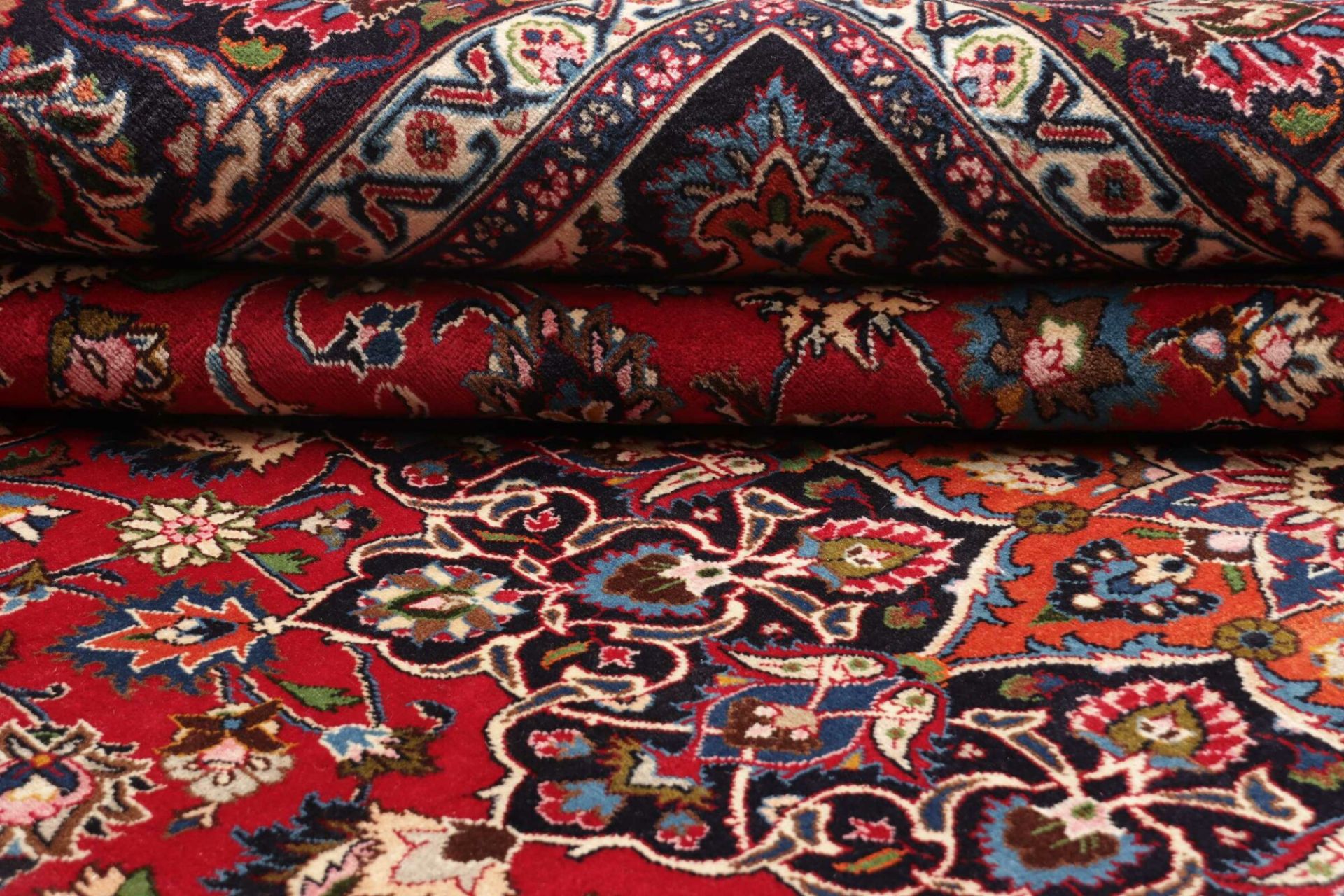 Handgeknüpfter Mashhad Perserteppich 293 × 392 cm