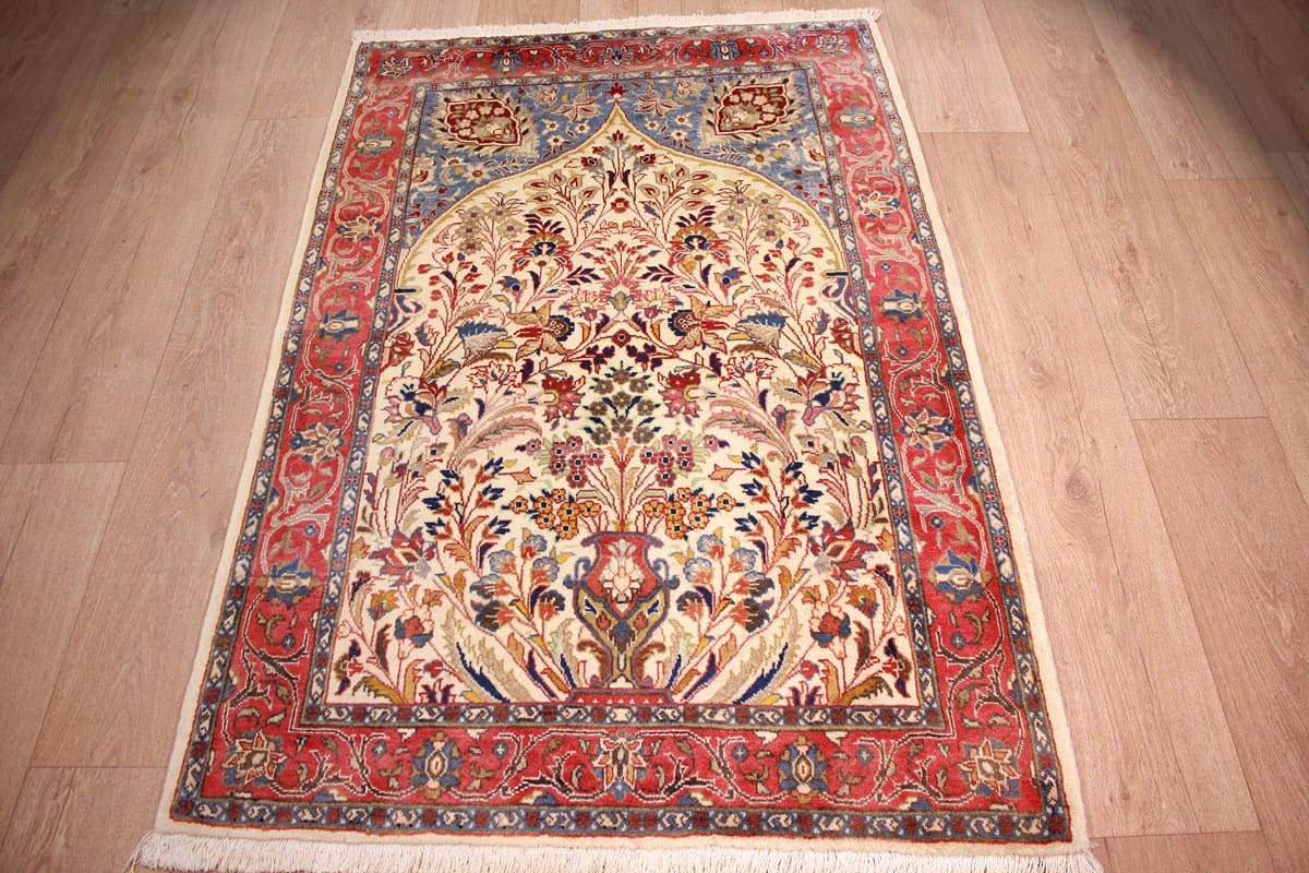 Handgeknüpfter Sarough Farahan Perserteppich, Wolle