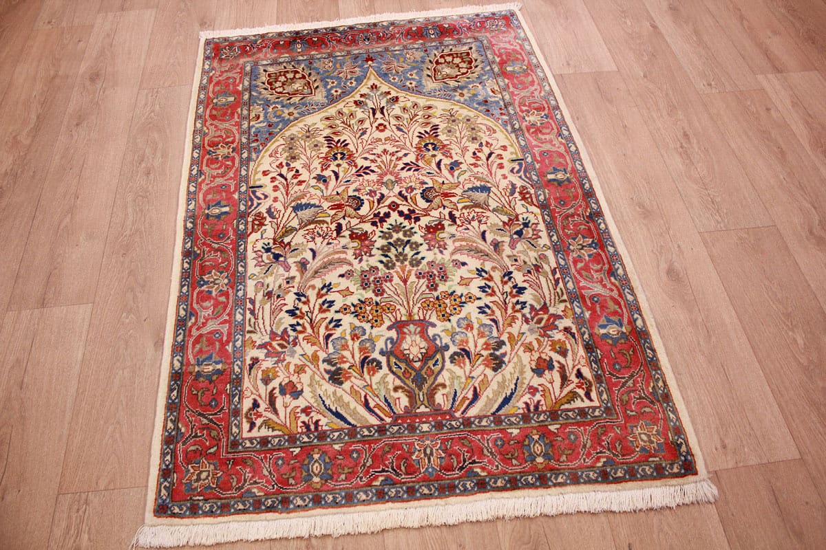 Handgeknüpfter Sarough Farahan Perserteppich, Wolle