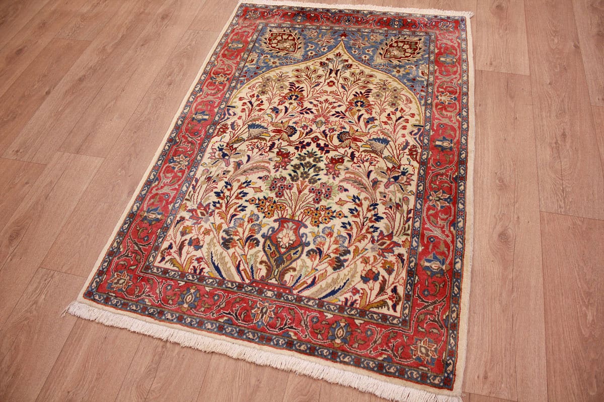 Handgeknüpfter Sarough Farahan Perserteppich, Wolle