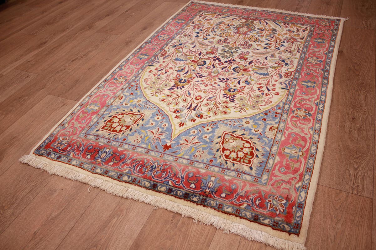 Handgeknüpfter Sarough Farahan Perserteppich, Wolle