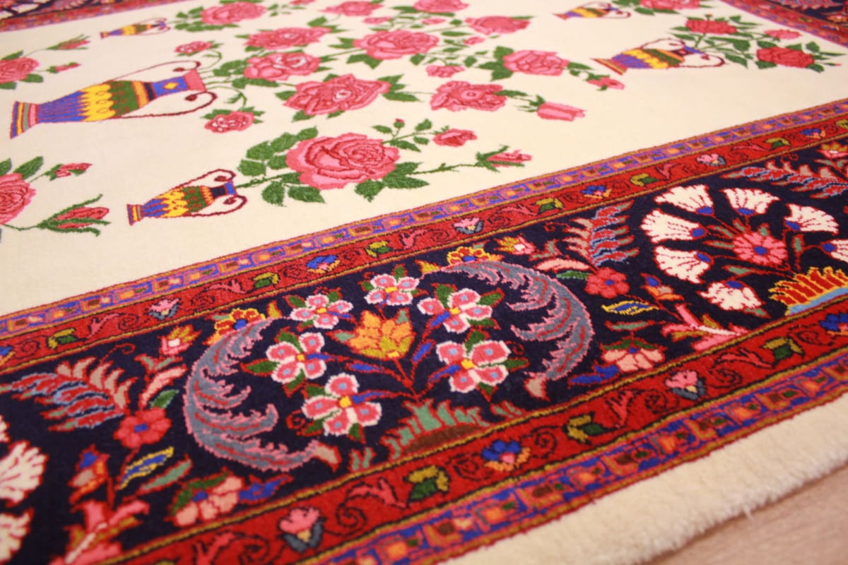 Handgeknüpfter Sarough Farahan Perserteppich, Wolle