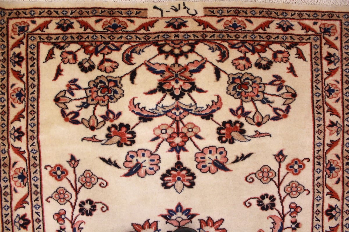 Handgeknüpfter Sarough Farahan Perserteppich, Wolle