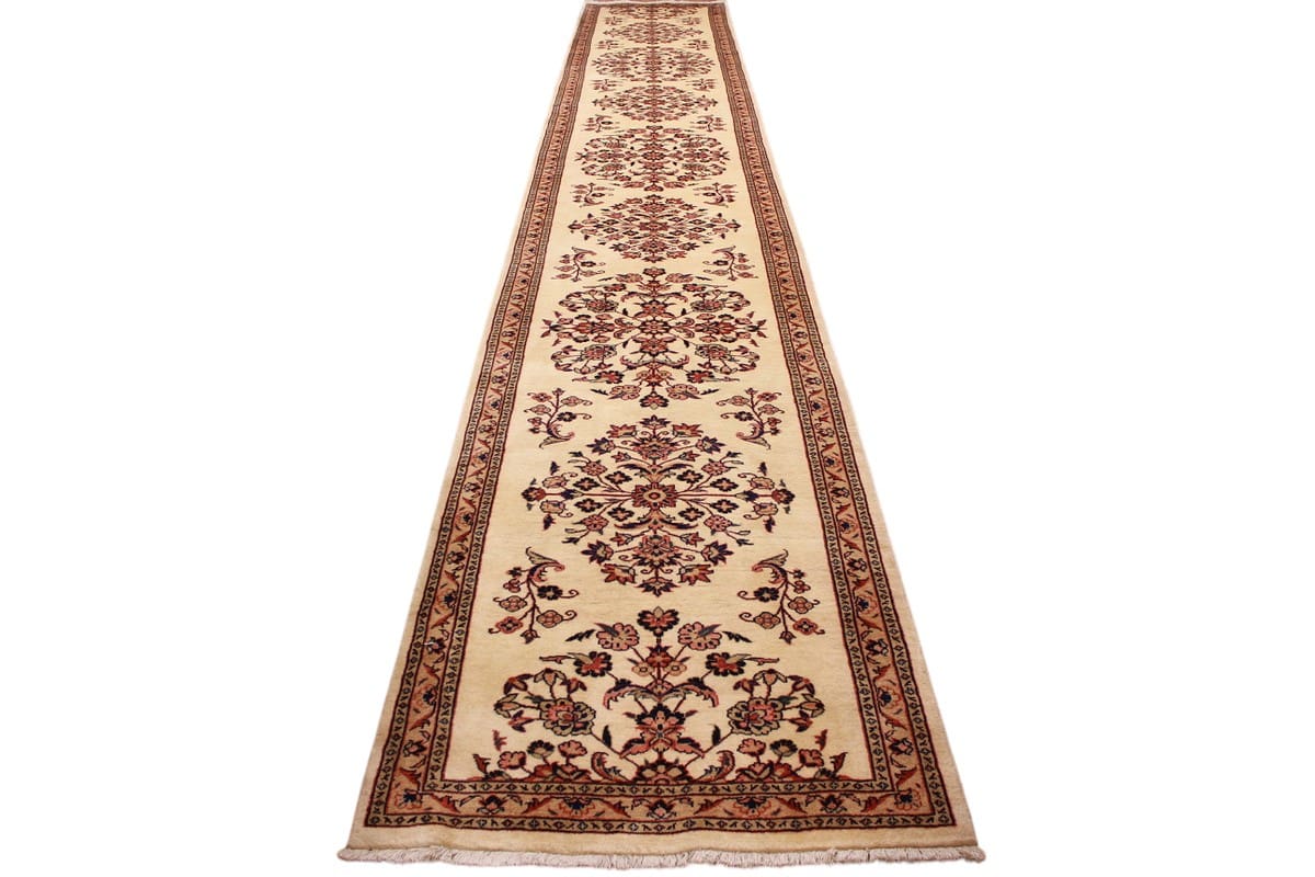 Handgeknüpfter Sarough Farahan Perserteppich, Wolle