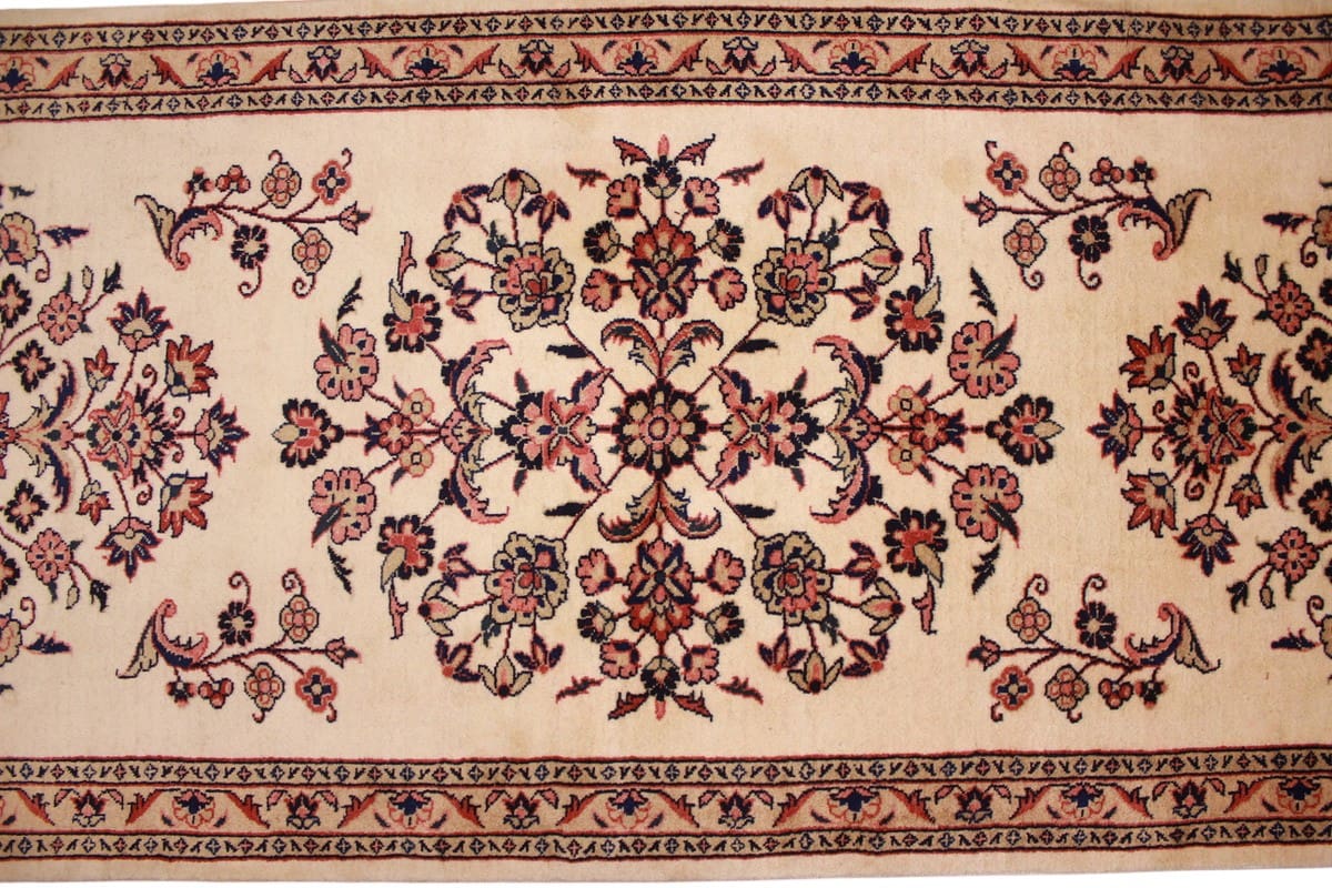 Handgeknüpfter Sarough Farahan Perserteppich, Wolle