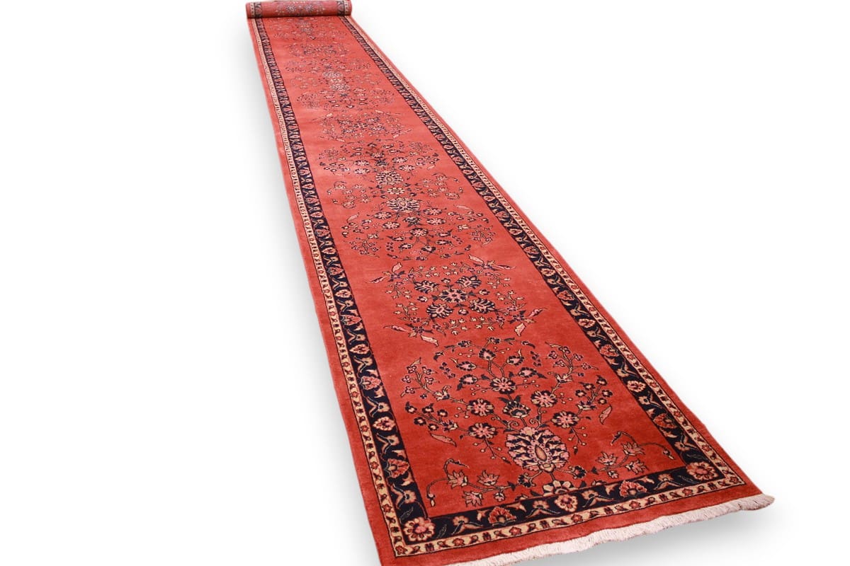 Handgeknüpfter Sarough Farahan Perserteppich, Wolle