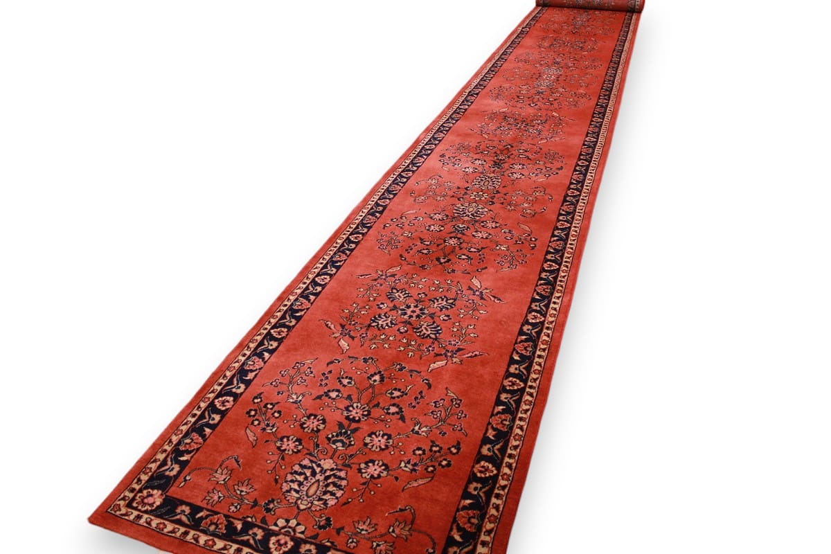 Handgeknüpfter Sarough Farahan Perserteppich, Wolle