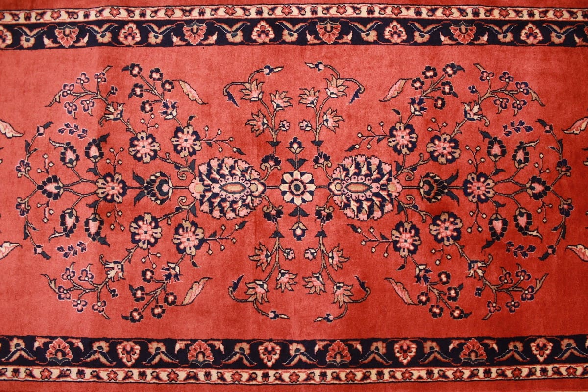 Handgeknüpfter Sarough Farahan Perserteppich, Wolle